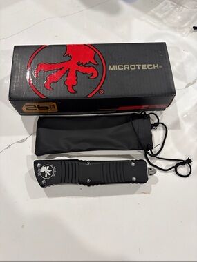 Black OTF Tactical Knife -